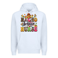 White nacho average nurse Premium Hoodie - LillyAllenDesigns