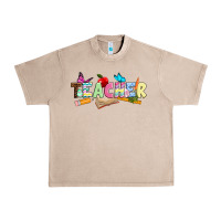 French Oak Easter Teacher Easter Day Urban Heavy Tee - Neo Western