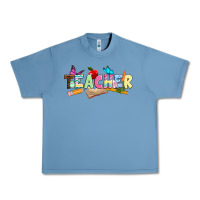 Pebble Blue Easter Teacher Easter Day Urban Heavy Tee - Neo Western