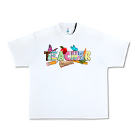 White Easter Teacher Easter Day Urban Heavy Tee - Neo Western
