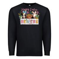 Black happy easter heifers Premium Sweatshirt - MaliasSmallBusiness