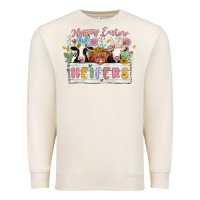 Happy Easter Heifers Premium Sweatshirt | Teevron