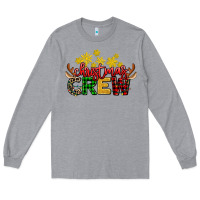 Heather Grey christmas crew Long Sleeve Tee - AdoDesignShop