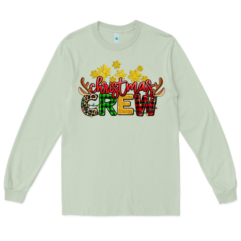 Christmas Crew Long Sleeve Tee by AdoDesignShop | Teevron