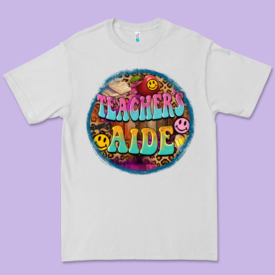 Western Groovy Teachers Aide Premium Tee Designed By Barkaloodesign