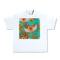 White rock n roll hands seamless pattern Urban Heavy Tee - HRA Design Shop