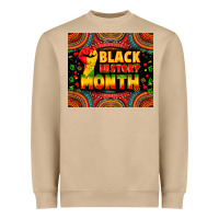 Mushroom black history month Heavyweight Sweatshirt - Zillion Design Studio