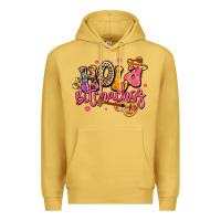 Antique Gold hola bitchachos mexico cinco de mayo Premium Hoodie - LillyAllenDesigns