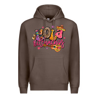 Coffee hola bitchachos mexico cinco de mayo Premium Hoodie - LillyAllenDesigns