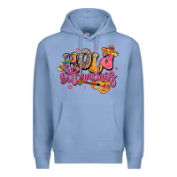 Colony Blue hola bitchachos mexico cinco de mayo Premium Hoodie - LillyAllenDesigns