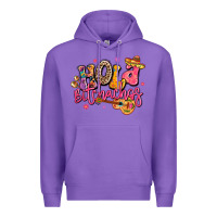 Purple hola bitchachos mexico cinco de mayo Premium Hoodie - LillyAllenDesigns