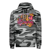 Slate Camo hola bitchachos mexico cinco de mayo Premium Hoodie - LillyAllenDesigns