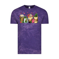 Cloud Purple cactus coffee cups Vintage Tee - Zillion Design Studio