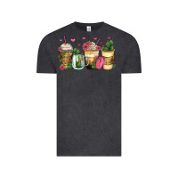 Vintage Black cactus coffee cups Vintage Tee - Zillion Design Studio