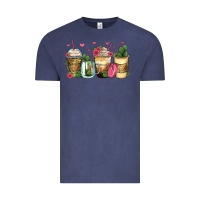 Vintage Denim cactus coffee cups Vintage Tee - Zillion Design Studio