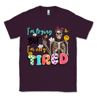Plum im trying but im very tired Classic Tee - Artiststas