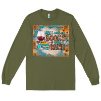 Army Green all i need are books and wine Long Sleeve Tee - JahusDesignShop