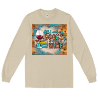 Mushroom all i need are books and wine Long Sleeve Tee - JahusDesignShop