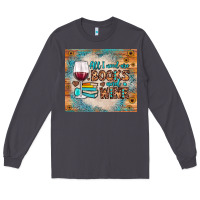 Smoke all i need are books and wine Long Sleeve Tee - JahusDesignShop