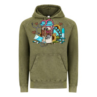 Vintage Olive western sunflower gemstone nurse Vintage Hoodie - JahusDesignShop