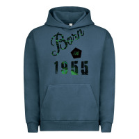 Pigment Midnight Navy Born In 1955 Urban Hoodie - Bettercallsaul