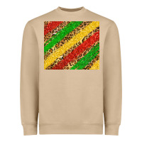 Mushroom african colors leopard Heavyweight Sweatshirt - Zillion Design Studio