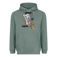 Sage finding my match Heavyweight Hoodie - MaliasSmallBusiness