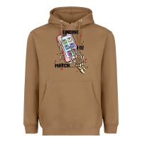 Toasted Coconut finding my match Heavyweight Hoodie - MaliasSmallBusiness