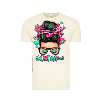 Vintage Arctic cat mom messy bun Vintage Tee - Zillion Design Studio