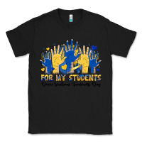 Black for my students down sendrome awareness day Classic Tee - Artiststas