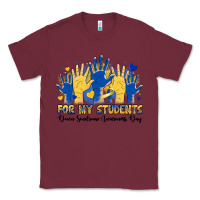 Burgundy for my students down sendrome awareness day Classic Tee - Artiststas