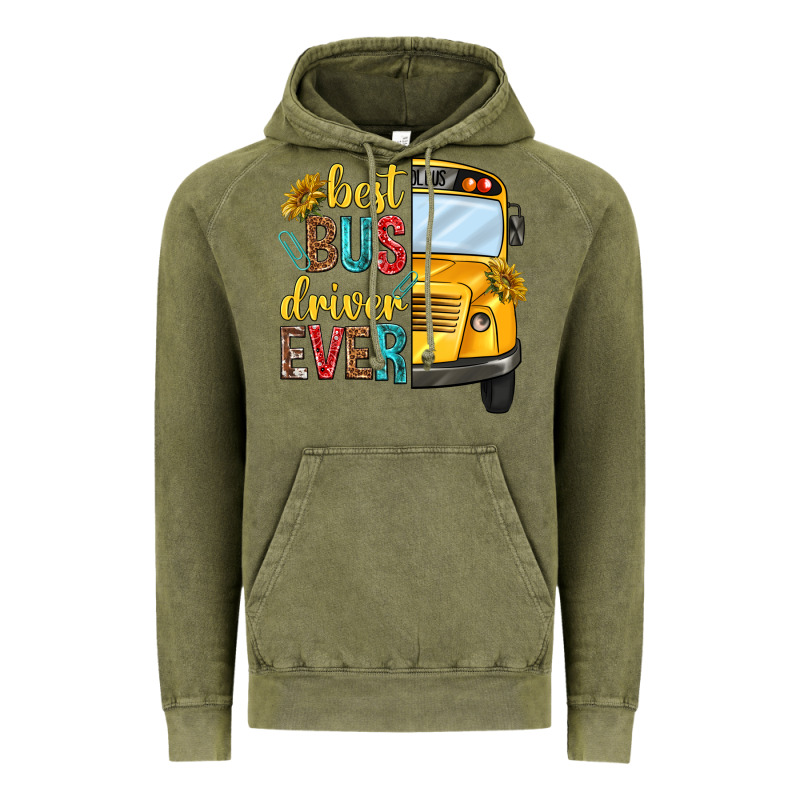 Best Bus Driver Ever Vintage Hoodie by texasbilliewilder | Teevron
