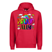 Cardinal proud ally Premium Hoodie - LillyAllenDesigns
