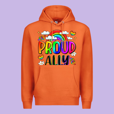 Proud Ally Premium Hoodie Designed By Lillyallendesigns
