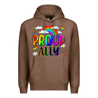 Chestnut proud ally Premium Hoodie - LillyAllenDesigns