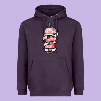 Finish Your Tbr Heavyweight Hoodie Designed By Maliassmallbusiness