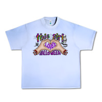 Grape Ice this girl loves halloween Urban Heavy Tee - CowhideDigitalArt