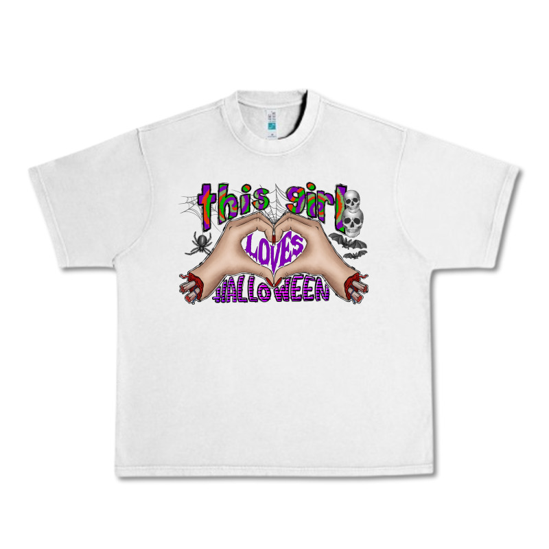 This Girl Loves Halloween Urban Heavy Tee by CowhideDigitalArt | Teevron