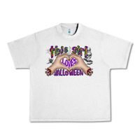 Lunar Rock this girl loves halloween Urban Heavy Tee - CowhideDigitalArt