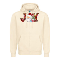 Sandshell joy christmas santa Zipper Hoodie - AdoDesignShop