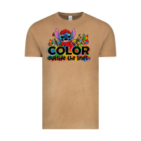 Vintage Camel color outside the lines autism stitch Vintage Tee - Zillion Design Studio