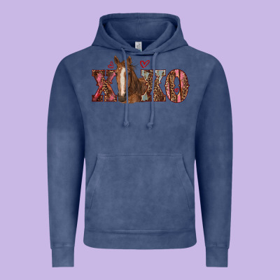 Xoxo Horse Vintage Hoodie Designed By Ranaportraitstore