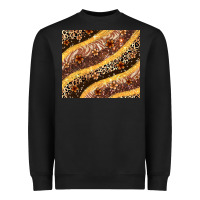 Black melanin leopard glitter Heavyweight Sweatshirt - Zillion Design Studio
