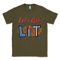 Army Green let's get lit 1 Classic Tee - BundleAndBundleShop