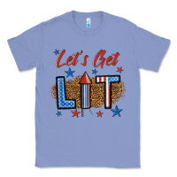 Colony Blue let's get lit 1 Classic Tee - BundleAndBundleShop
