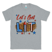 Heather Grey let's get lit 1 Classic Tee - BundleAndBundleShop