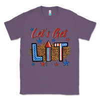 Lavender let's get lit 1 Classic Tee - BundleAndBundleShop