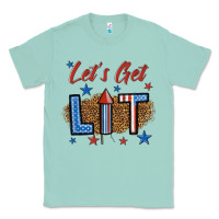 Seafoam let's get lit 1 Classic Tee - BundleAndBundleShop