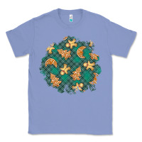 Colony Blue christmas gingerbread cookies patch Classic Tee - BundleAndBundleShop
