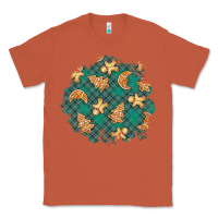 Copper christmas gingerbread cookies patch Classic Tee - BundleAndBundleShop